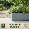 IvoQ Grande Jardinière en Bois - Jardinière de Luxe pour Voir les images du produit 5