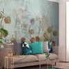 Vlies Fototapete - Painted Lunaria 100x70 cm Blumen Produktbild-Vorschau 2