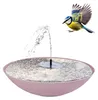 Solar-Brunnen Set für draußen - 45 cm Schale rosa Produktbild-Vorschau 1