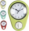Küchenuhr mit Kurzzeitwecker Retro Wanduhr Küche Eieruhr Produktbild-Vorschau 1
