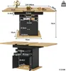 Sweiko Esstisch Teleskoptisch(110-140×80cm), klappbarer Produktbild-Vorschau 4