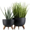 HowHomely Blumentopf Rund 23 cm Höhe, ECO Pflanzkübel mit Produktbild-Vorschau 6
