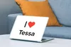 MuchoWow® Laptop Aufkleber Sticker Cover Ich liebe - Tessa Produktbild-Vorschau 4