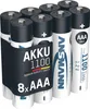 ANSMANN Akku AAA, 8 Stück, 1050 mAh 1,2V NiMH Produktbild-Vorschau 1