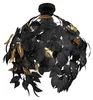 Suspension LEAVY noir et or, 1xE27x28W, métal, dimensions : Voir les images du produit 9
