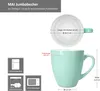 MAI 6er Set Jumbobecher Keramik 420 ml Pastellfarben mit Produktbild-Vorschau 6