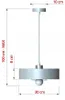 Luxolar Pendelleuchte Beige Gold E27 LED 60W - modern Produktbild-Vorschau 7