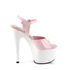 ADORE-709 Damen Sandale von Pleaser, Rosa Weiß , EU 39, US Produktbild-Vorschau 5