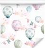10m VLIES TAPETE Rolle Kinderzimmer Ballons Blumen Sterne Produktbild-Vorschau 1