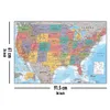 Plakat z mapą USA 91,5 x 61 cm Podgląd zdjęcia produktu 5