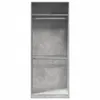 vidaXL Garderobekast, betonkleur, 80x50x200 cm, Productafbeelding-voorbeeld 4