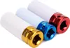 Three colored socket wrenches are arranged diagonally on a white background. Voir les images du produit
