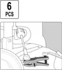 Yato YT-06157, Silber, Stahl, 6 Stück(e) Produktbild-Vorschau 3
