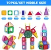 Set di costruzione magnetico da 70 pezzi - Giocattolo Anteprima dell’immagine prodotto 3