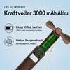 Nackenventilator mit Kühlfunktion 3 Windstufen, 10 Stunden Produktbild-Vorschau 9
