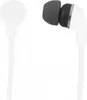 A pair of white earphones with dark gray ear tips is shown against a white background. Náhľad obrázku produktu