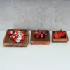 3er Set Tablett rechteckig Holz Akazienholz Holzschale Produktbild-Vorschau 6