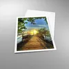 Poster - Poster ohne Rahmen - See Sonnenuntergang Boot Produktbild-Vorschau 3