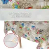 Tischdecke Wachstuch MIMOSA Blumen Beige Robust Produktbild-Vorschau 3
