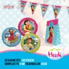 Heidi 61-tlg. Party Set – Geburtstag Deko mit Bechern Produktbild-Vorschau 4