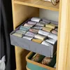 Ruhhy 19914 Skladací organizér na spodnú bielizeň 4 ks sivý Náhľad obrázku produktu 14