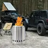 Přenosný ohniště z nerezové oceli pro bezdýmné hoření, mini Náhled obrázku produktu 9