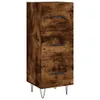 The Living Store Sideboard Räuchereiche 34,5x34x90 cm Produktbild-Vorschau 2