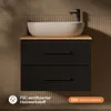 Planetmöbel LUX Badmöbel-Set Waschtisch mit Unterschrank 70 Produktbild-Vorschau 4