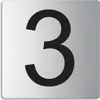 Türnummer I Zimmernummer I EdeIstahI TürschiId "3" I 85x85 Produktbild-Vorschau 1