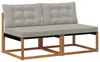 "im Sonderangebot"2 Stück Outdoor Mittelsofa/Couchgarnitur Produktbild-Vorschau 2
