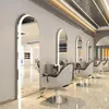 Konsole Friseur Barber Kosmetikspiegel LED Aluminiumrahmen Produktbild-Vorschau 1