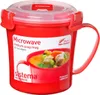 tazza da minestra per microonde sistema con valvola 656 ml Anteprima dell’immagine prodotto 5