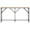 vidaXL Konzolový stolík Sonoma dub 140x23x75 cm materiál na Náhľad obrázku produktu 8