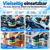 21V Akku-Poliermaschine 150mm Exzenter, 8 Stufen, 2×2,0Ah Produktbild-Vorschau 7