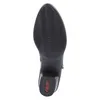 The sole of a black boot is shown against a white background. Voir les images du produit