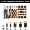 Batterie-Aufbewahrungsbox mit Tester, transparenter Deckel, Produktbild-Vorschau 6