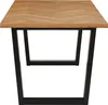 Küchentisch >Hermine< in Natur, MDF - 140x76x90cm Produktbild-Vorschau 3