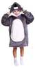 Noxxiez Hoodie Kuschelpullover Koala für Kinder 3-6 Jahre Produktbild-Vorschau 1