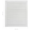 vidaXL Armadio a doghe design bianco 61,5x49,4 cm in legno Anteprima dell’immagine prodotto 10
