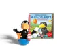 A toy raven figure and a book titled 'Alles Erlaubt?' by Nele Moost and Annet Rudolph. Produktbild-Vorschau