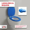 Grafner WC Sitz aus MDF stabile Qualität Blue Whirl mit Produktbild-Vorschau 6