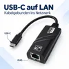 USB-C LAN Adapter 100 Mbit/s – USB Typ C auf RJ45 Ethernet Produktbild-Vorschau 6