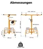 Zdvihák panelov Wiltec do max. 75 kg, výška 145-350 cm, Náhľad obrázku produktu 11