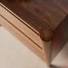 Close-up of the corner of a wooden dresser with drawers. Anteprima dell’immagine prodotto