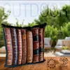 VOID Alte Buchrücken Bücher Kissenbezug Kissenhülle Produktbild-Vorschau 4
