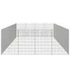 vidaXL Enclos 24 pièces 54x80 cm Fer galvanisé Voir les images du produit 5