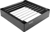 A black metal stand with horizontal bars on top. Produktbild-Vorschau