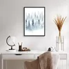 Gerahmtes Poster - Schwarzer Rahmen - Bäume Wald Natur - Produktbild-Vorschau 6
