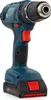 A cordless drill with a battery pack attached, shown from a slightly elevated side angle against a white background. Voir les images du produit