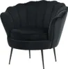 FURNLUX Sessel Calais Schwarz 83cm / Hauptfarbe: Schwarz / Produktbild-Vorschau 1